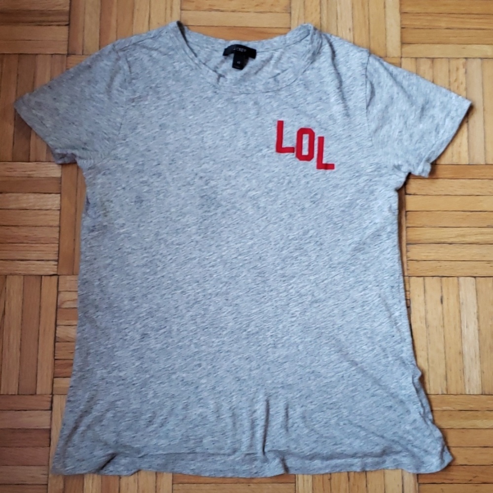 Last chance! J.Crew "Lol" T-Shirt - Picture 2 of 6